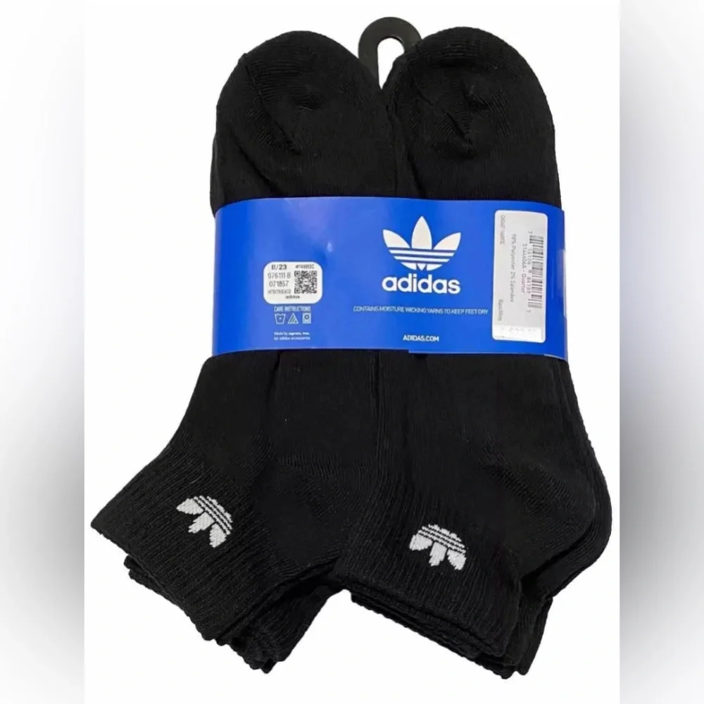 Adidas Originals sport Cushioned quarter crew Socks 6 pairs